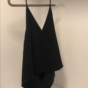 TOBI size S black v neck halter top